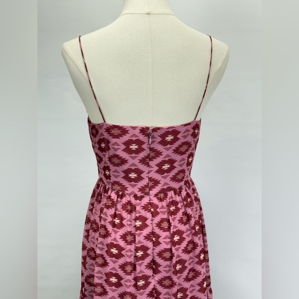 SACHIN & BABI Pink Patterned Midi Dress size 4 - Picture 6 of 16